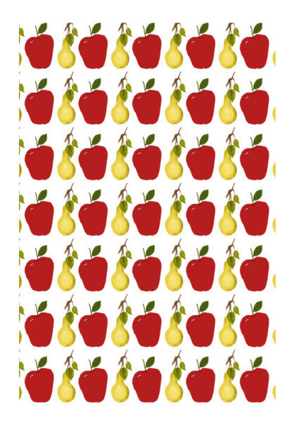 Wall Art, Cool Apple And Pear Fruit Pattern  Wall Art