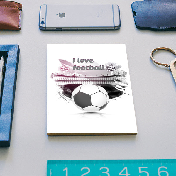 I Love Football | #Footballfan Notebook