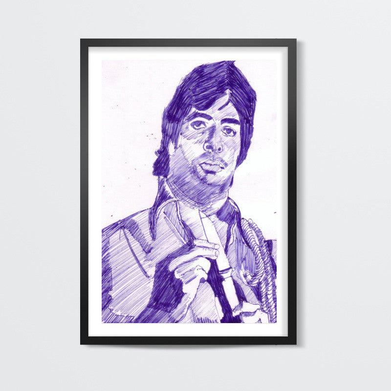 Amitabh Bachchan believes that attitude is everything Wall Art