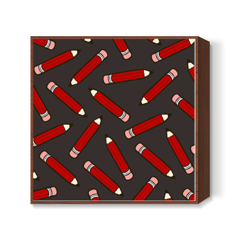 Old Pencil  Square Art Prints