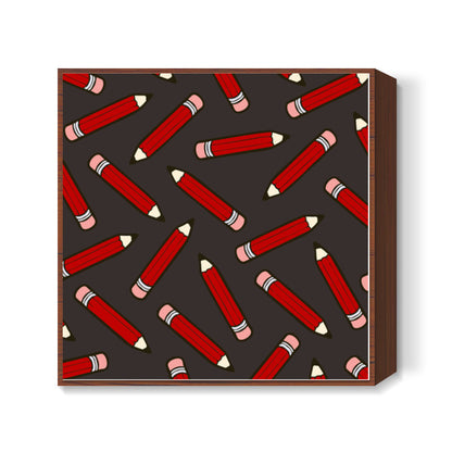 Old Pencil  Square Art Prints