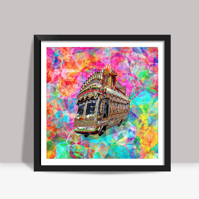 colourful Square Art Prints