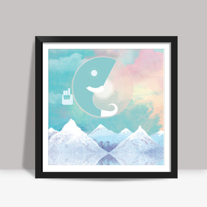 Ganesha  Square Art Prints