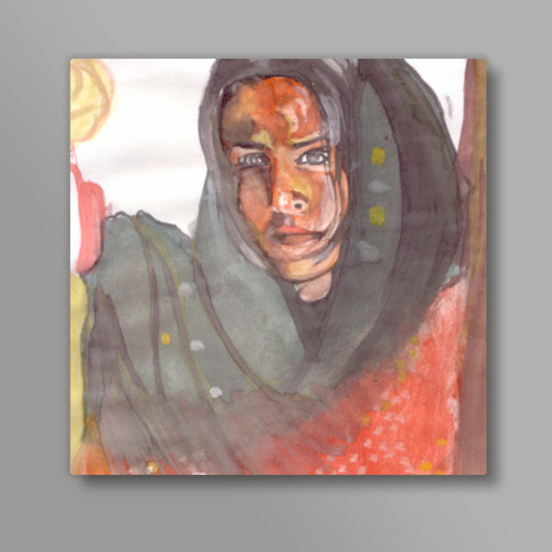 Bollywood superstar Vidya Balan enthralls audiences with her performance Square Art Prints