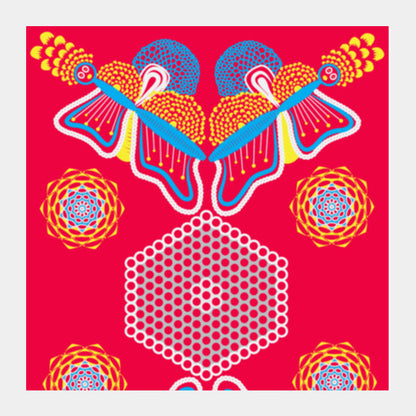 The Flutter-Fly Effect ! Square Art Prints