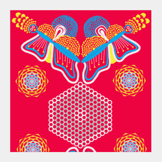 The Flutter-Fly Effect ! Square Art Prints