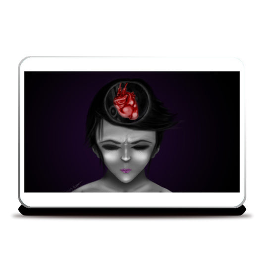 Laptop Skins, Think with the heart Laptop Skins