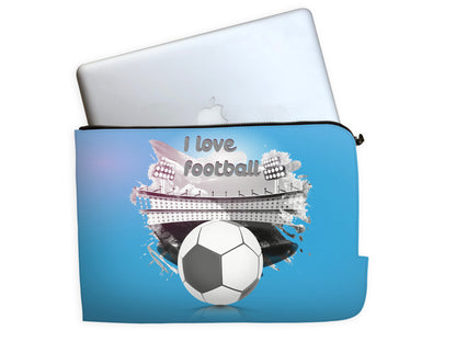 I Love Fooball Laptop Sleeves | #Footballfan