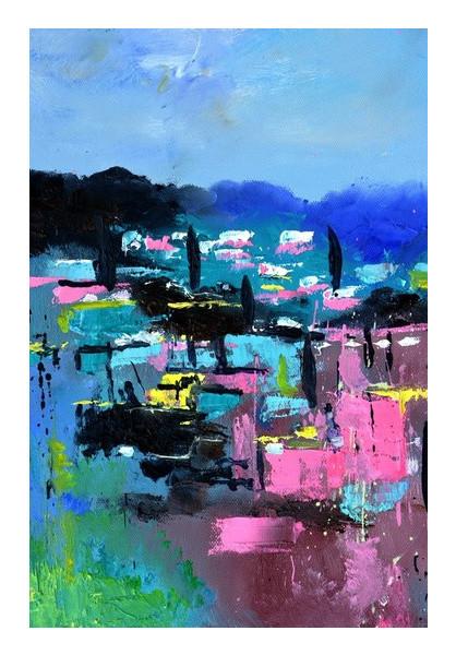 PosterGully Specials, Provence abstraite Wall Art