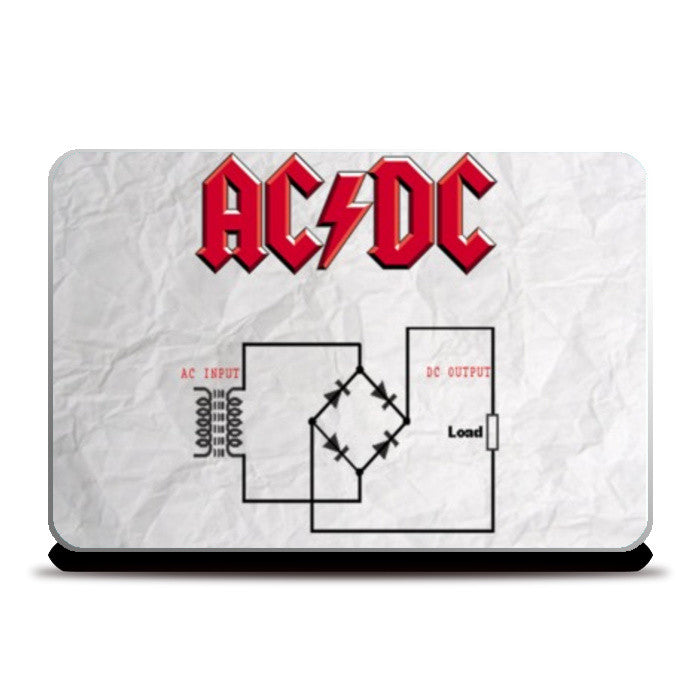 Laptop Skins, AC/DC Circuit Laptop Skin