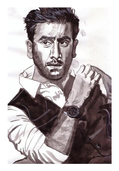 PosterGully Specials, Ranbir Kapoor is versatile and hungry for excellence Wall Art