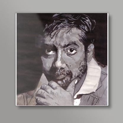 Bollywood director Anurag Kashyap is a passionate filmmaker Square Art Prints