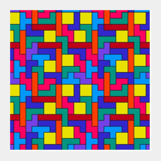 Square Art Prints, All About Colors Square Art Prints