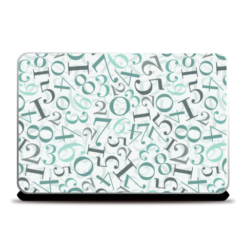 English And Maths Letter Laptop Skins