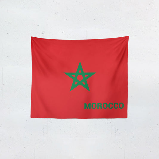 Morocco Flag Tapestries | #Footballfan