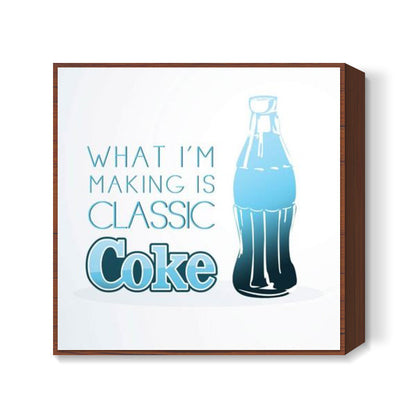 Classic Coke - Breaking Bad Square Art Prints