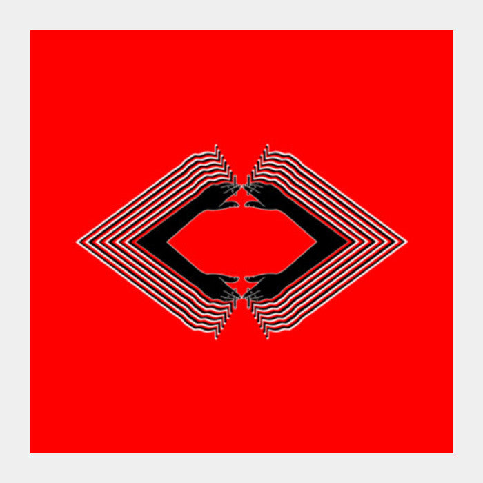 Square Art Prints, Smokin Kiss Love Square Art Prints