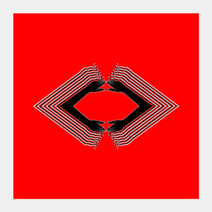Square Art Prints, Smokin Kiss Love Square Art Prints