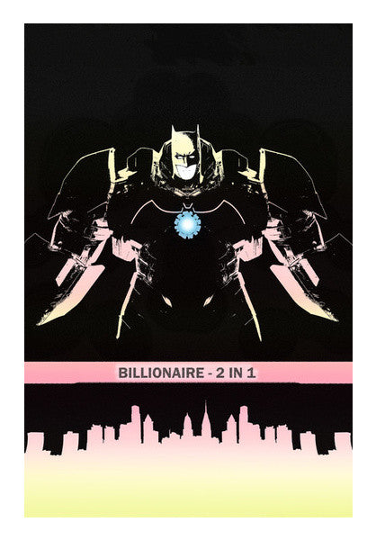 Wall Art, BILLIONAIRE 2 in 1 | Iron Bat Wall Art