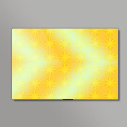 Seamless Yellow Flowers Wall Art