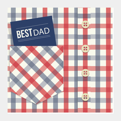 Best Dad : Fathers Day Square Art Prints