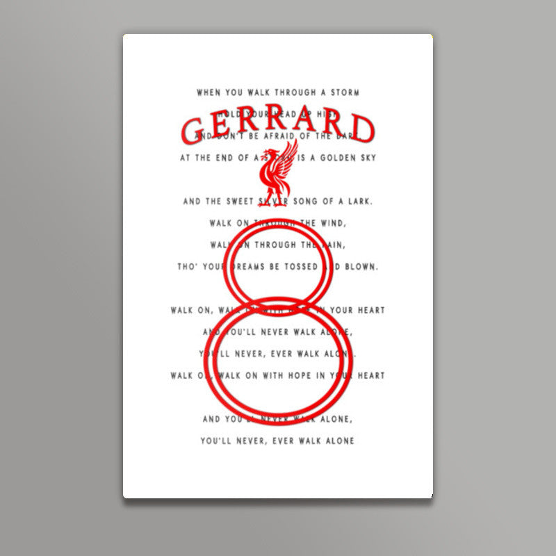 Gerrard #8- Liverpool YNWA Anthem