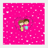 Square Art Prints, Valentines Day Special- You n Me Square Art Prints
