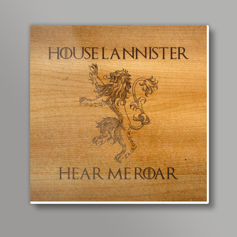 Game of Thrones | House Lannister Square Art Prints