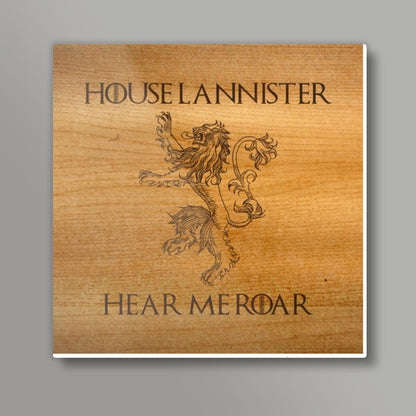 Game of Thrones | House Lannister Square Art Prints