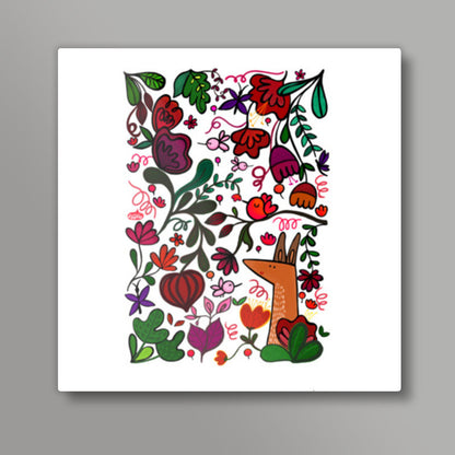 Floral Square Art Prints