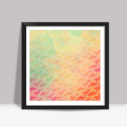 Water Colour Floral Print Square Art Prints