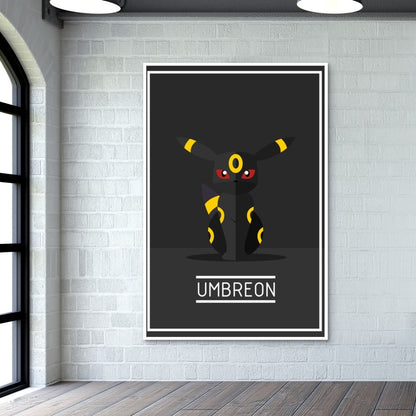 Umbreon Pokemon go Wall Art