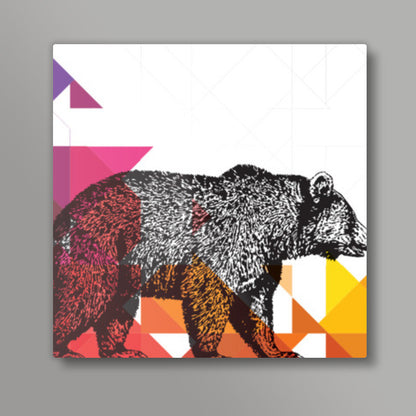 Bear With Me Square Art | Lotta Farber