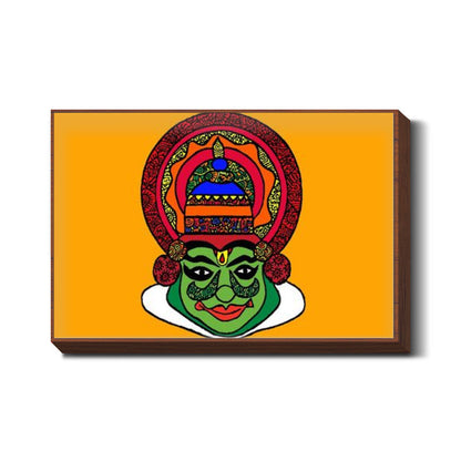 Kathakali Zenscrawl Wall Art | Meghnanimous