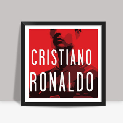 Cristiano Ronaldo Minimal Design Square Art Prints