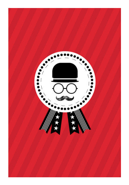 Best Dad Award Ribbon Art PosterGully Specials
