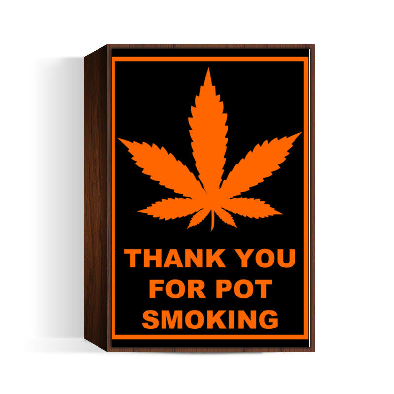 Pot Smoking Wall Art