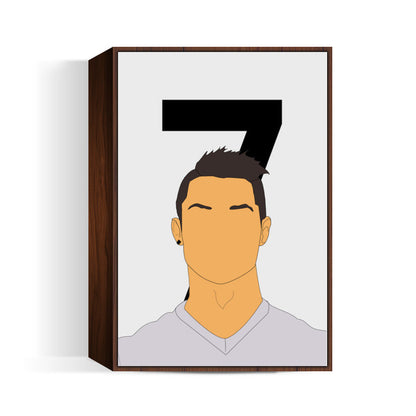 Cristiano Ronaldo 7 | Real Madrid | Football Wall Art