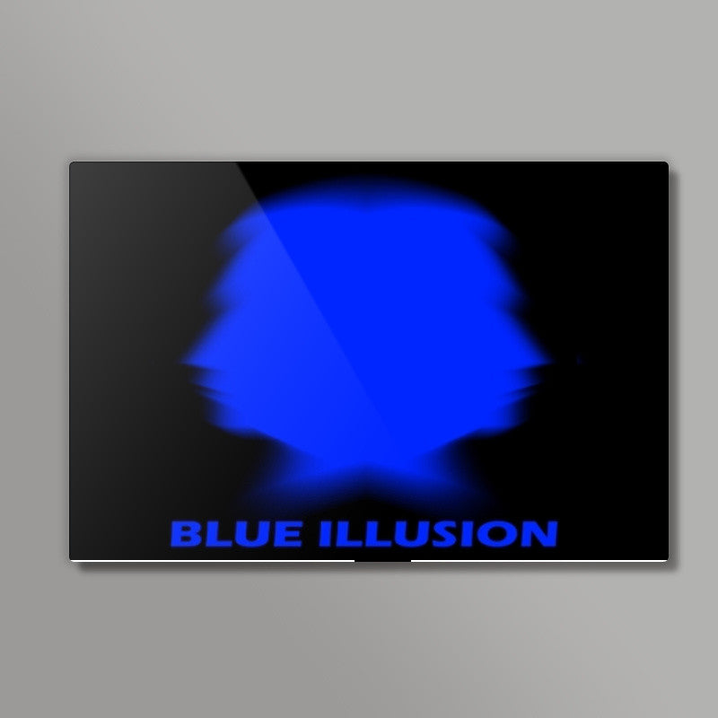 Blue Illusion Wall Art Buy HighQuality Posters and Framed Posters