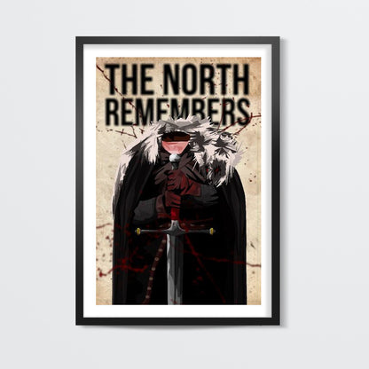 The North Remembers  Game of Thrones Wall Art