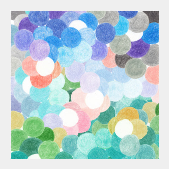 Playfully picturesque Square Art Prints