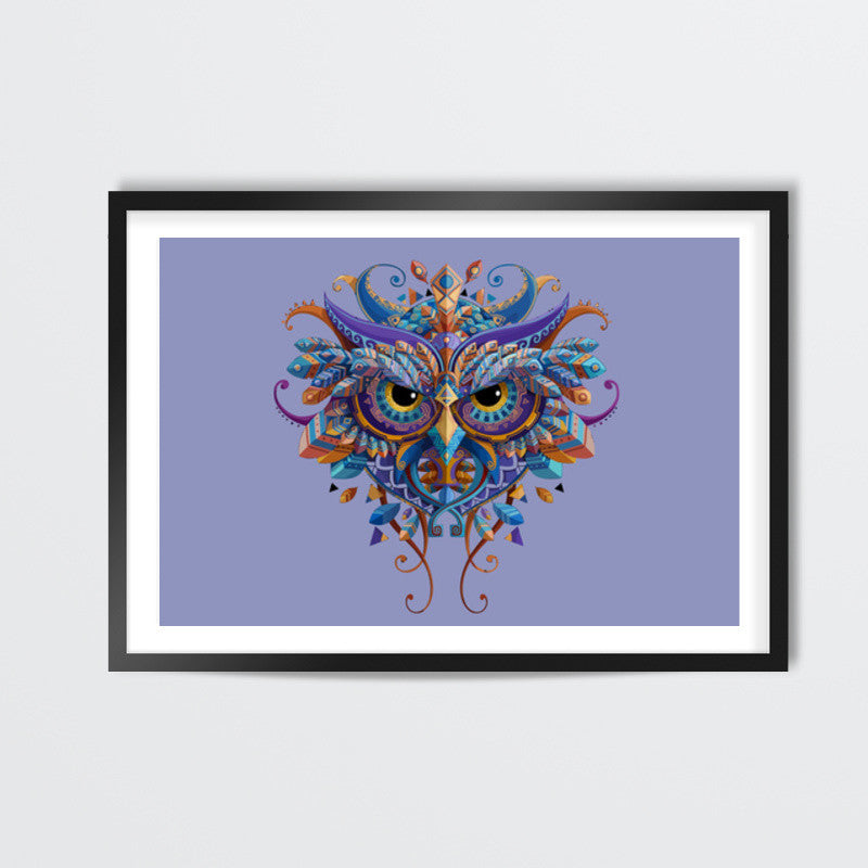 Owl Tribe Genius Wall Art