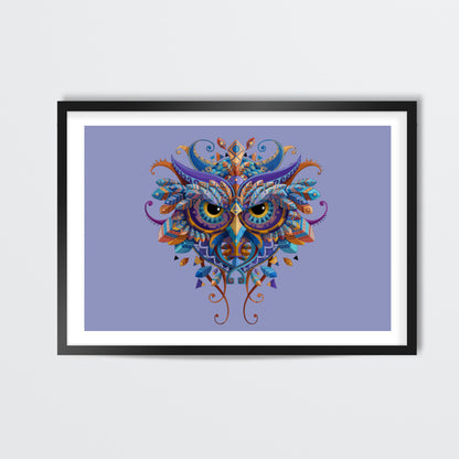 Owl Tribe Genius Wall Art