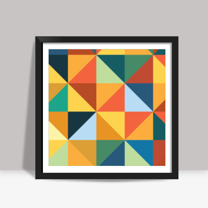 Colors & Patterns Square Art Prints