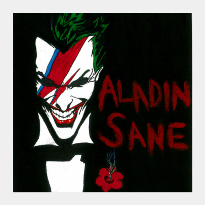 DC worlds Aladin Sane Square Art Prints