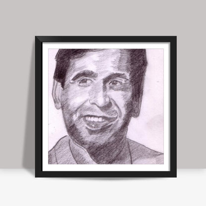 Bollywood superstar Dilip Kumar excelled in comic, tragic and melodramatic roles Square Art Prints