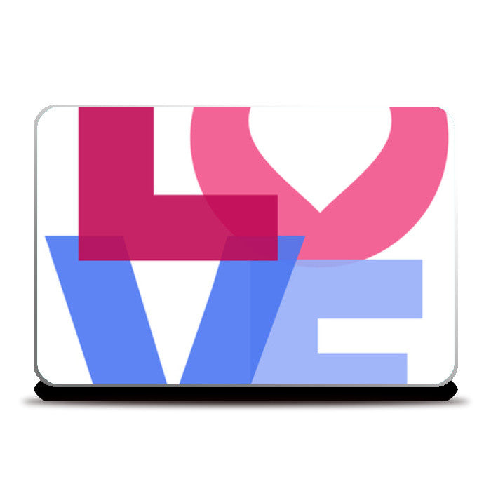 Love Typo Laptop Skins