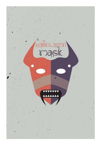 PosterGully Specials, Halloween mask Wall Art