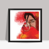 Gujarati Woman Square Art Prints