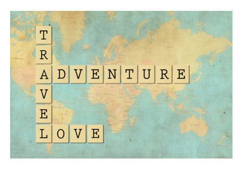 Travel Adventure Love Art PosterGully Specials
